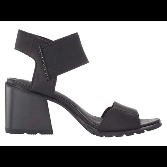 Sorel Nadia sandal- black full grain leather- NIB - Picture 4 of 8